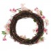 Декоративный венок "Цветы вишни" диаметр 32 см