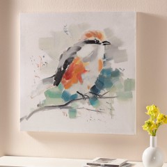 Картина "Птица" холст, масло, 60х60 см