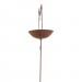 Поилка для птиц "Сердечко" металл, высота 115 см