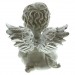 Декоративная фигурка "Ангелок с серебряными крыльями", высота 23 см