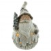 Декоративная фигура "Санта в снегу" со светодиодами, высота 38 см
