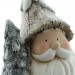 Декоративная фигура "Санта в снегу" со светодиодами, высота 38 см