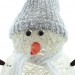 Декоративная фигура "Снеговик" с подсветкой, высота 32 см