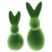Декоративные фигуры "Зайчики - зеленый мох", 2 штуки