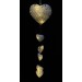 Декоративный подвес "Светящиеся сердца" LED, В 65 см