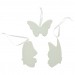 Декоративные подвески "Бабочки", фарфор, 12 штук
