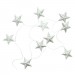 Декоративная гирлянда "Серебряные звезды" со светодиодами, длина 110 см