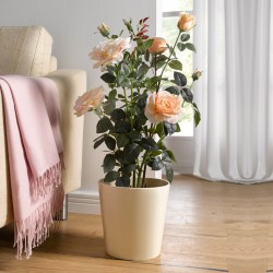 Декоративное растение "Розовый куст" В 82 см