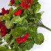Декоративное растение "Герань" в трех цветах, длина 62 см