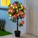 Декоративное растение "Розовый куст" со светодиодами, В 60 см