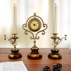 Часы и подсвечники "Классика" набор из 3 предметов
